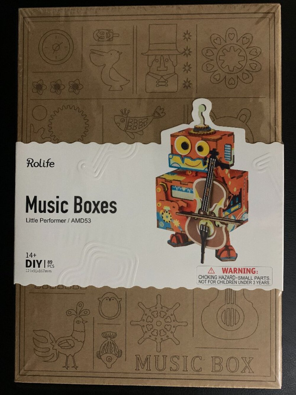 Rolife Little Performer Music Box DIY Kit